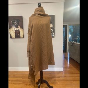 Large Brown/Tan Scarf - Many Uses